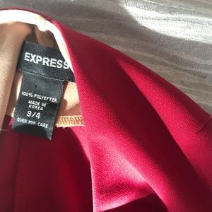 Red Express Dress.. Size 3/4.